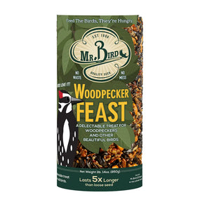 Mr. Bird - Cylinder Woodpecker Feast