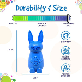 SodaPup - Bunny Chew Toy & Treat Dispenser for Dog