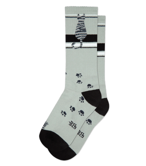 Gumball Poodle - Socks Cat Sitting Gray Tabby