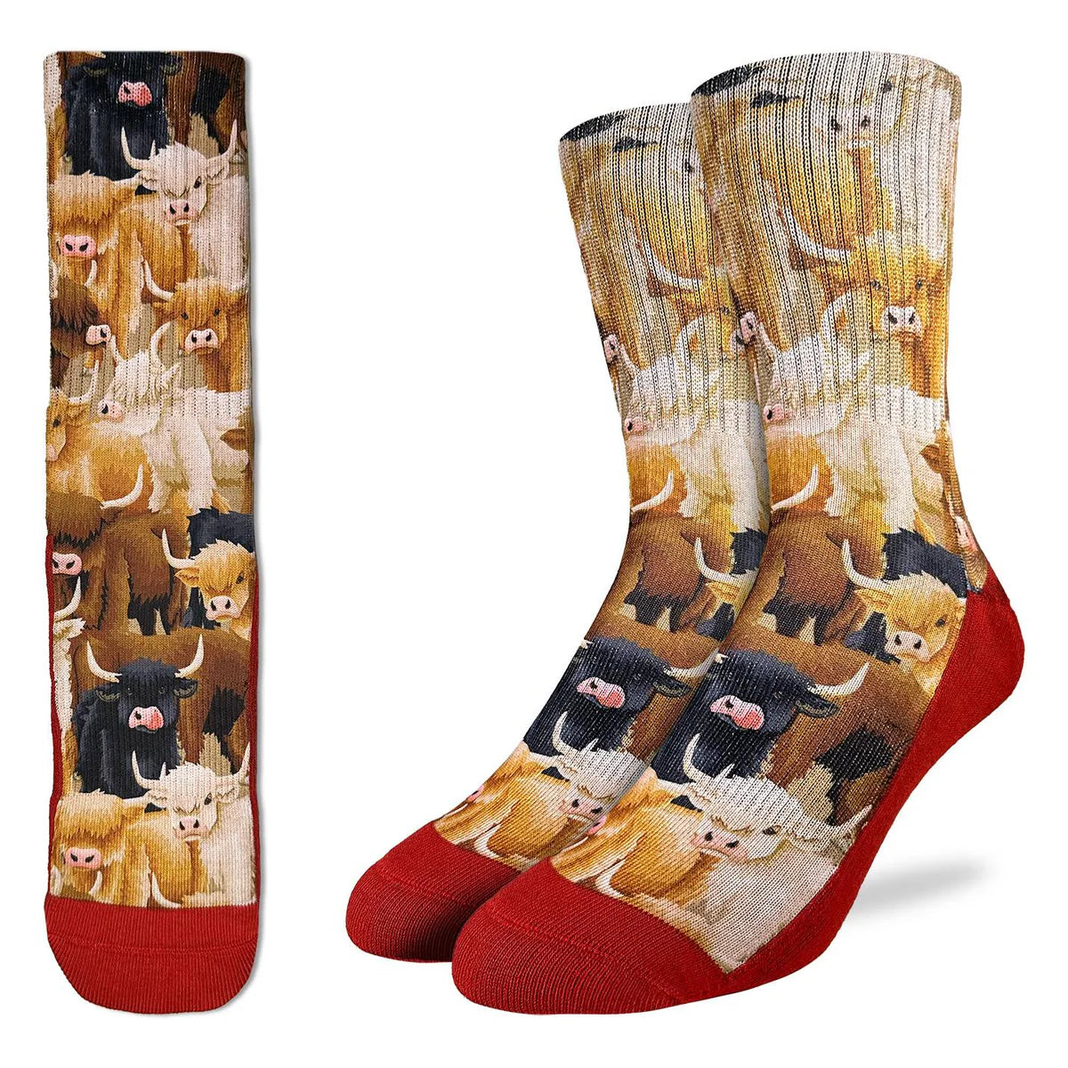 Good Luck Sock - Highland Cows