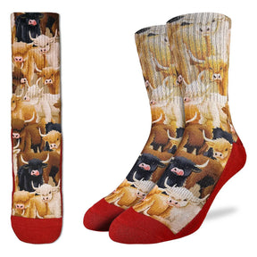Good Luck Sock - Highland Cows
