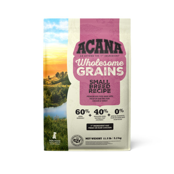 Champion Petfoods Acana - Small breeds, Adult - Wholesome Grains, Small Breed Recipe Dry Dog Food - Southern Agriculture 