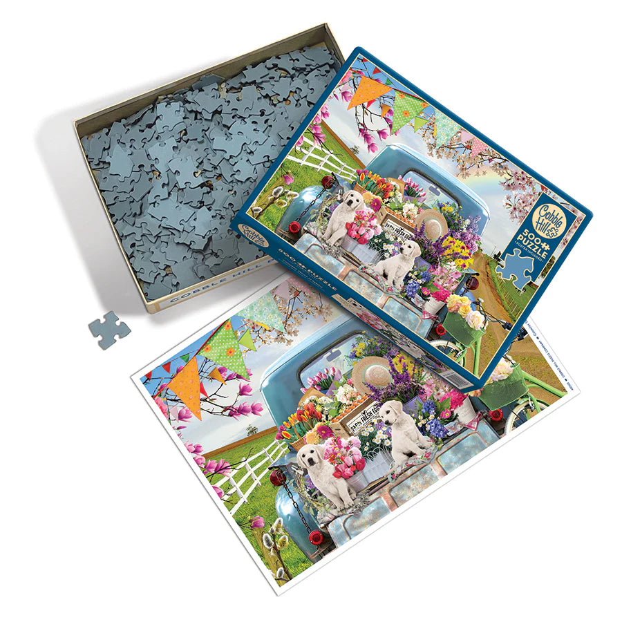 Outset Media - Puzzle: Country Truck in Spring (500 Piece)