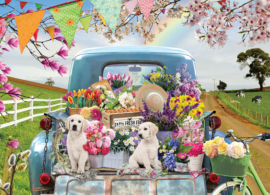 Outset Media - Puzzle: Country Truck in Spring (500 Piece)