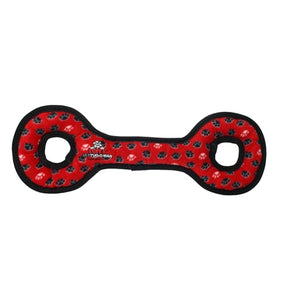 Tuffy Dog Toys - Ultimate Tug-O-War-Red Paw Durable Squeak Toy - Southern Agriculture 