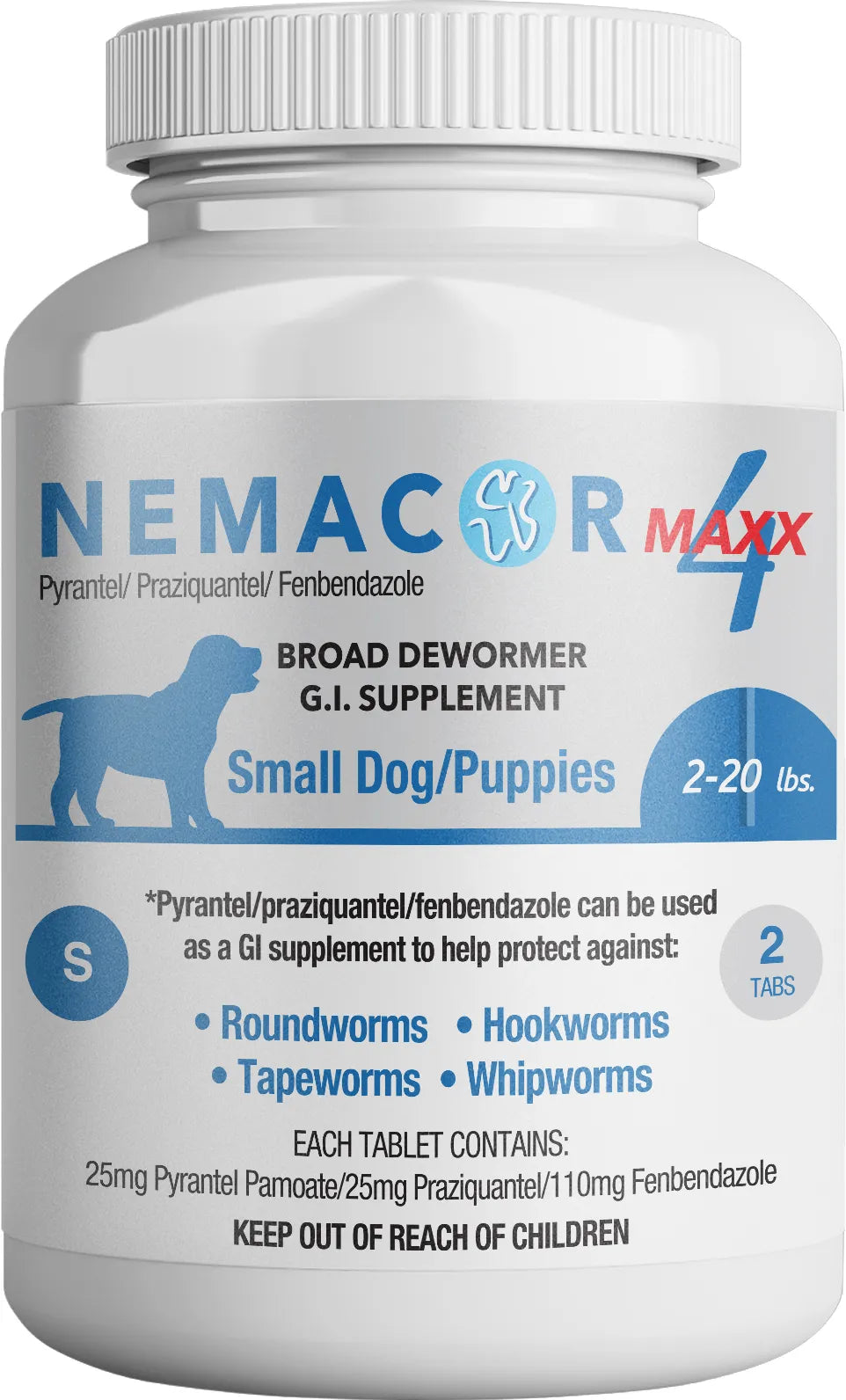 K & K Vet Products - Nemacor© MAXX 4 Flavored Tablets