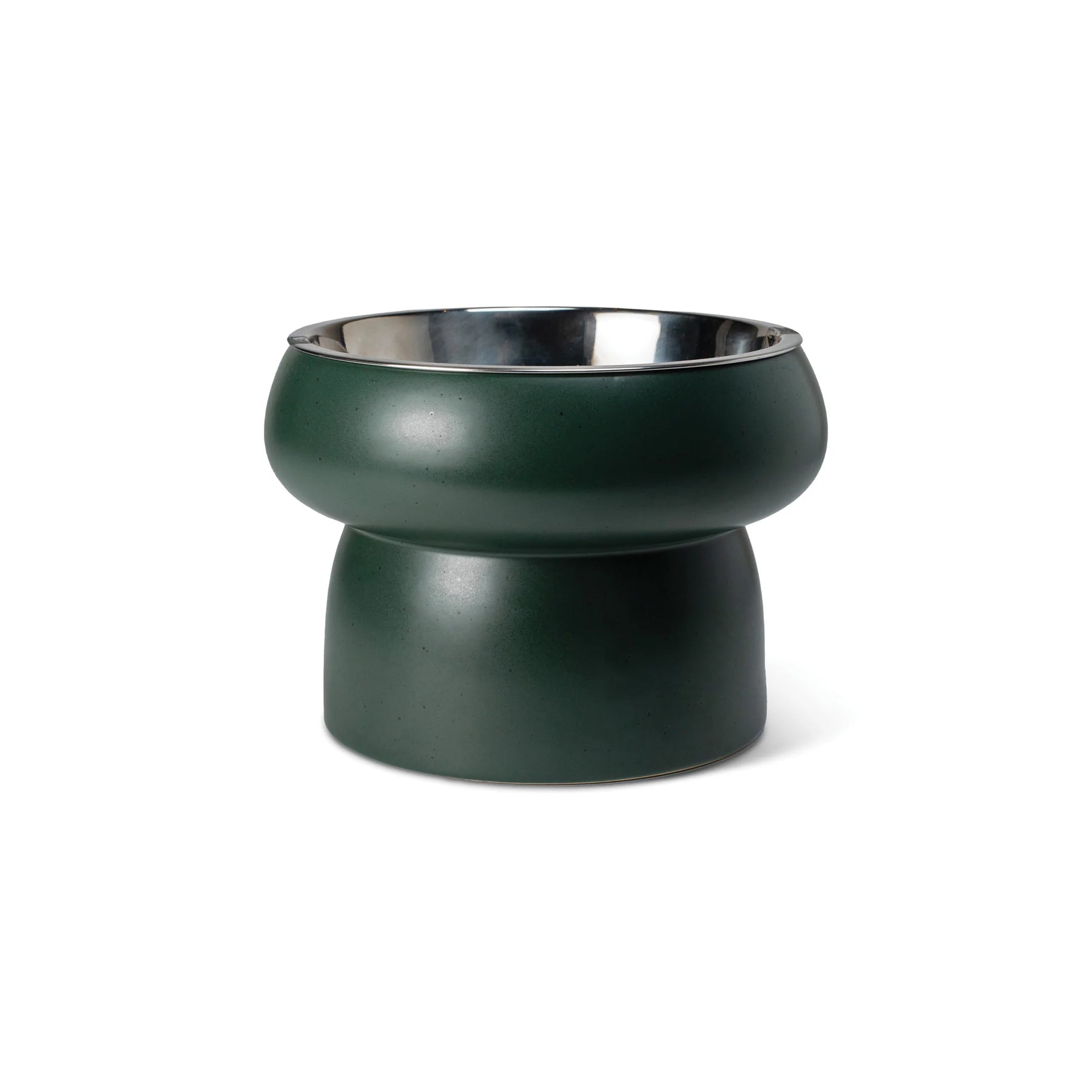 Petshop by Fringe Studio - Feeder Raised Sculptured Green with Metal Insert
