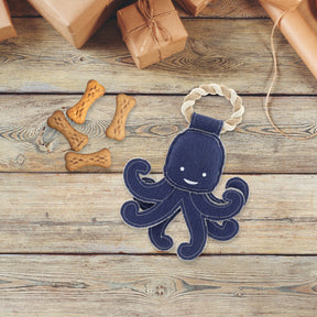 Pavilion - Canvas Dog Toy On Rope Octopus "Out of Reach"