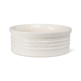 Petshop by Fringe Studio - Pet Bowl Ivory with WOOF