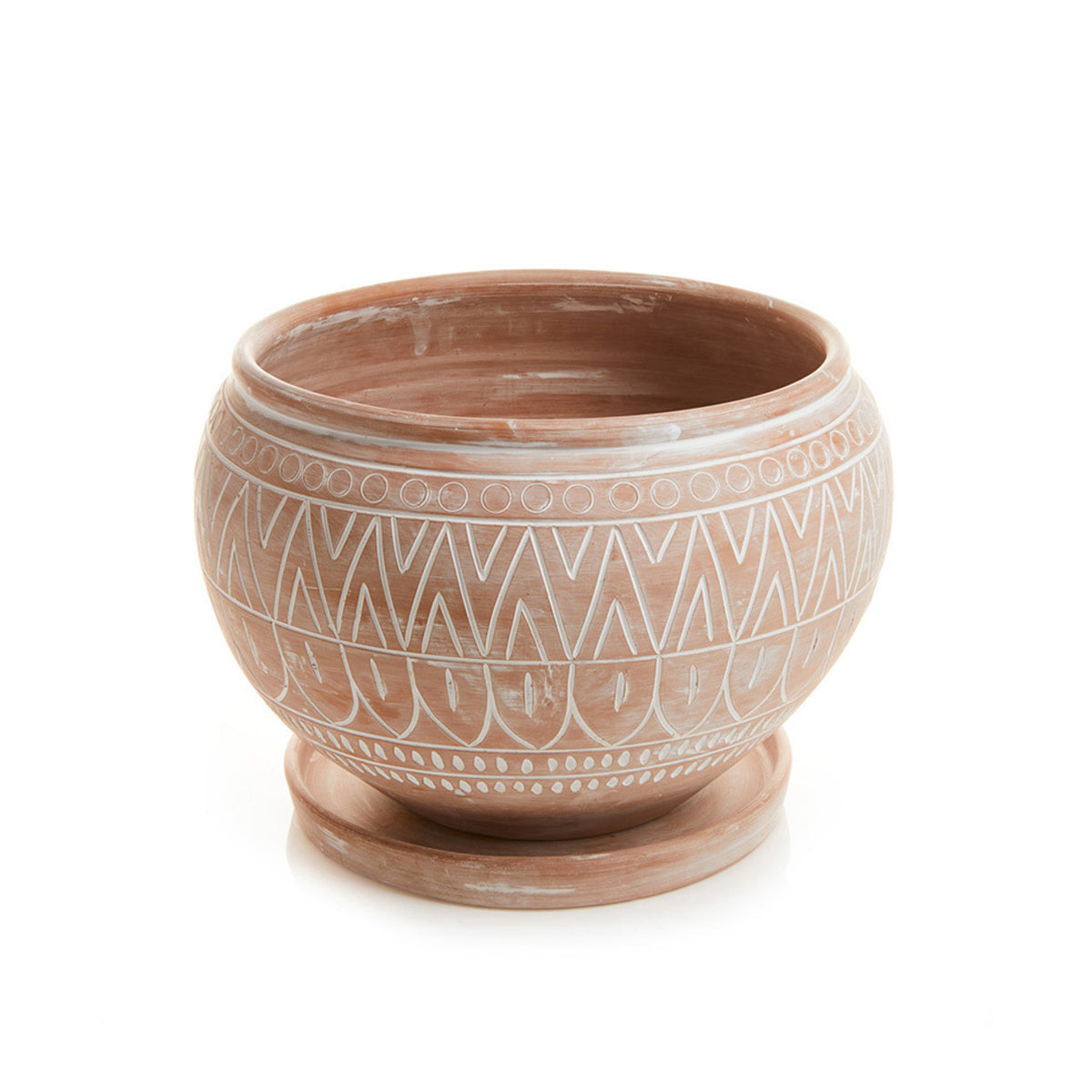 Serrv International - Globe Planter with Saucer