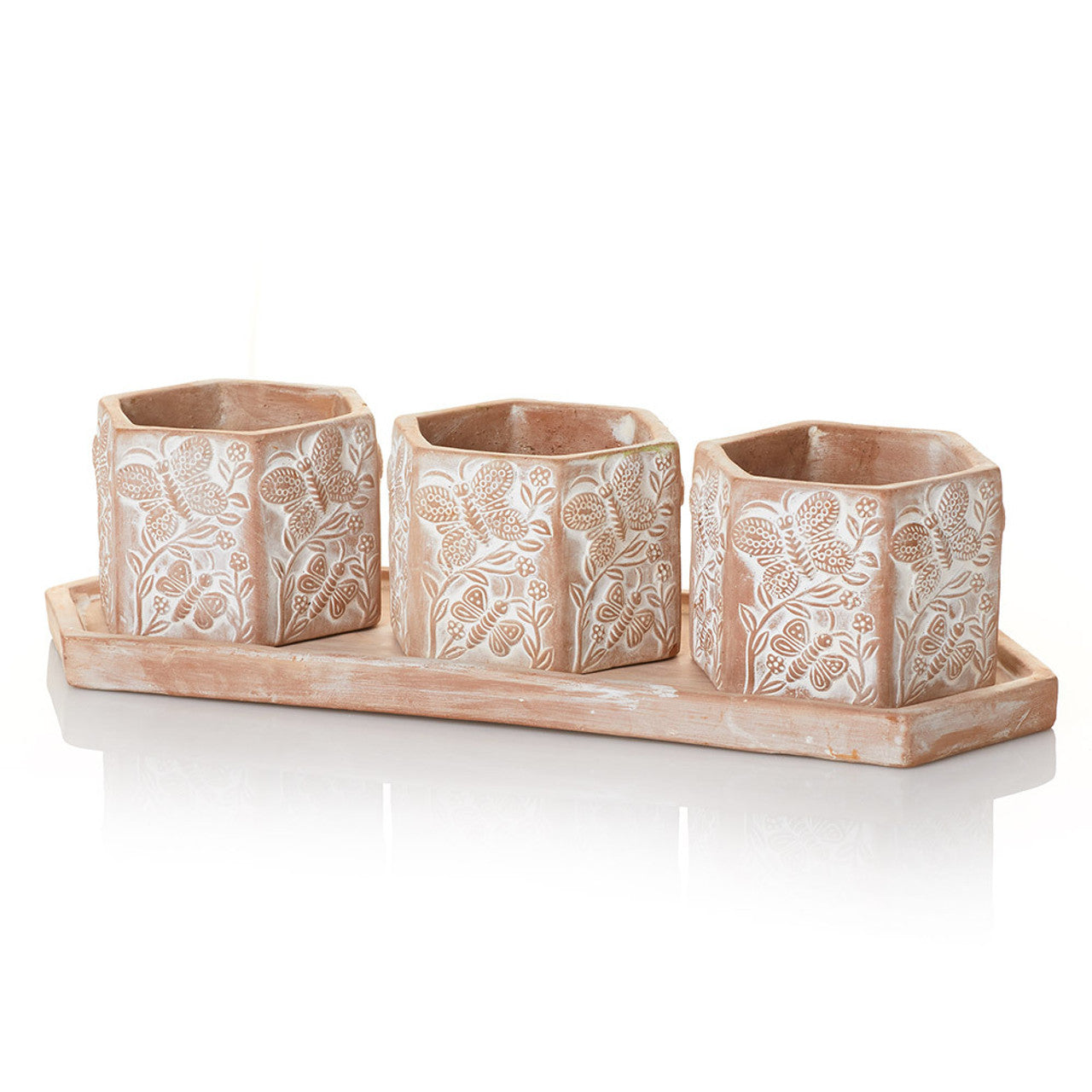 Serrv International - Basanta Meadow Planters (Set of 3)