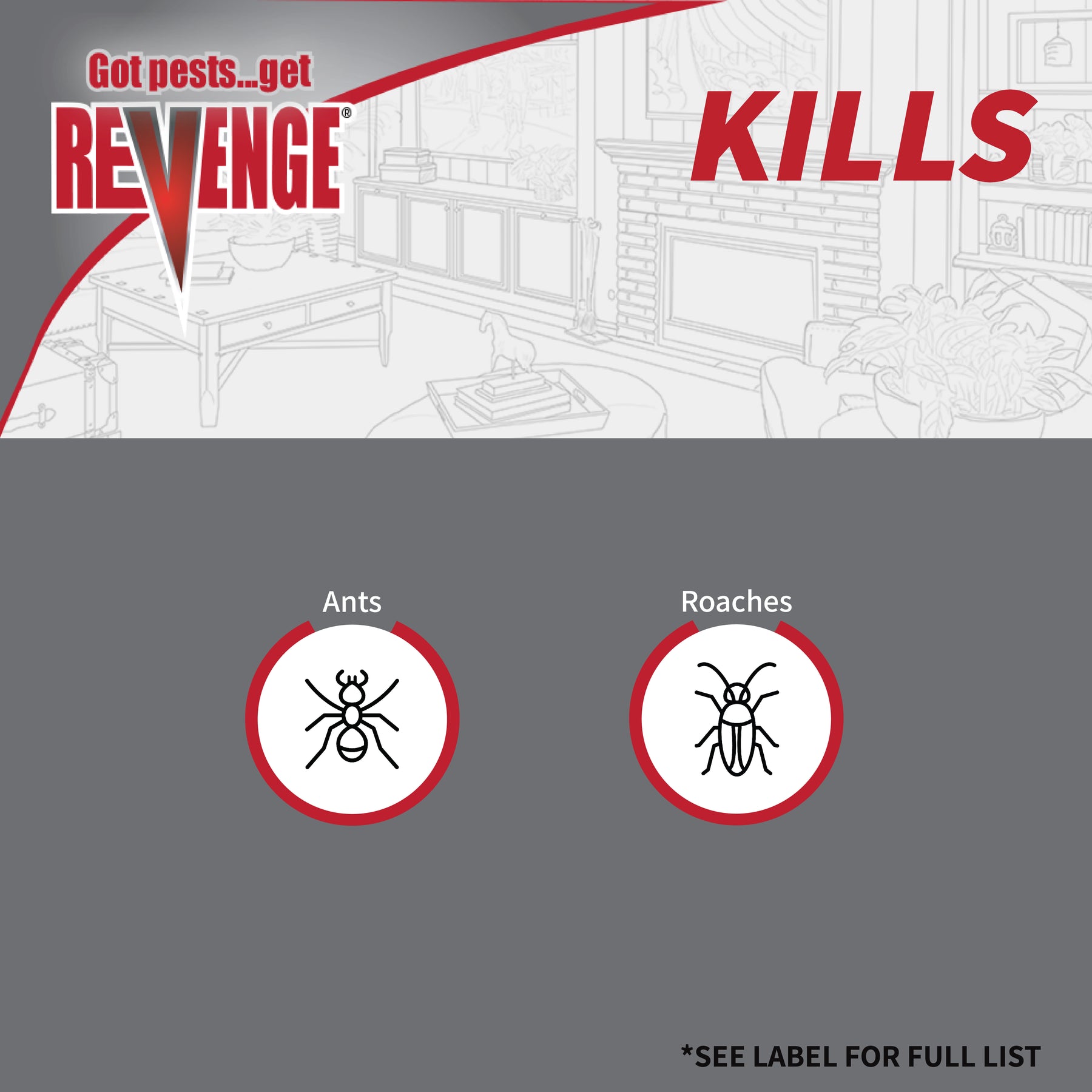 Bonide - Revenge Invisible Ant & Roach Gel Bait in Syringe
