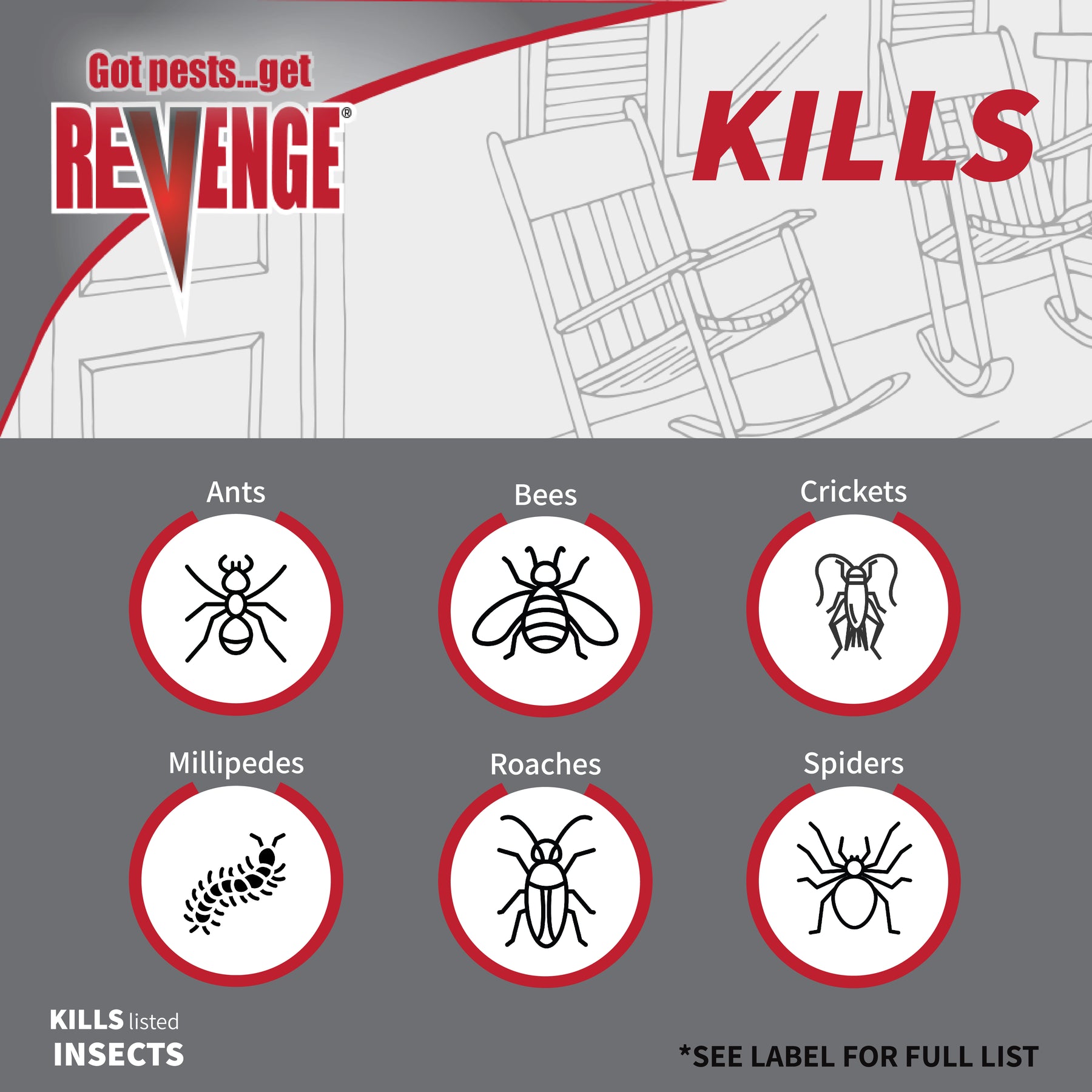 Bonide - Revenge Spider & Ground Bee	Killer 0.25% Permethrin Duster