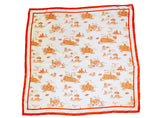 William & Lauren - OSU Toile Scarf Pistol Pete and Icons
