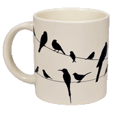 The Unemployed Philosophers Guild - Mug Birds on a Wire (Heat Changing)