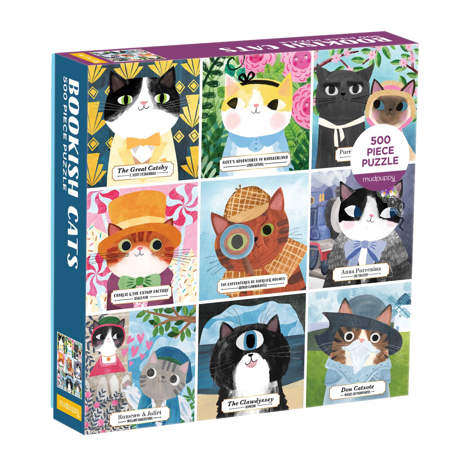 Chronicle-Hachette Book - Puzzle Bookish Cats