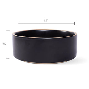 Petshop by Fringe Studio - Pet Bowl - Minimal Black