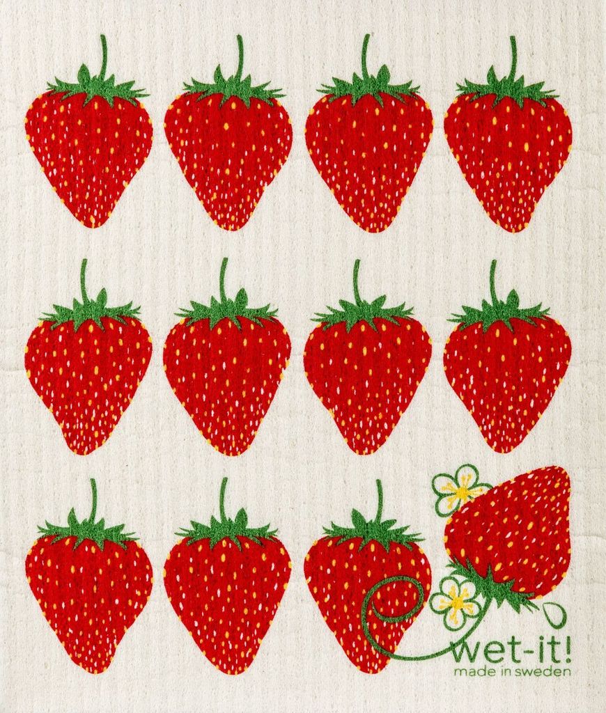 Wet-it! - Strawberry Swedish Cloth