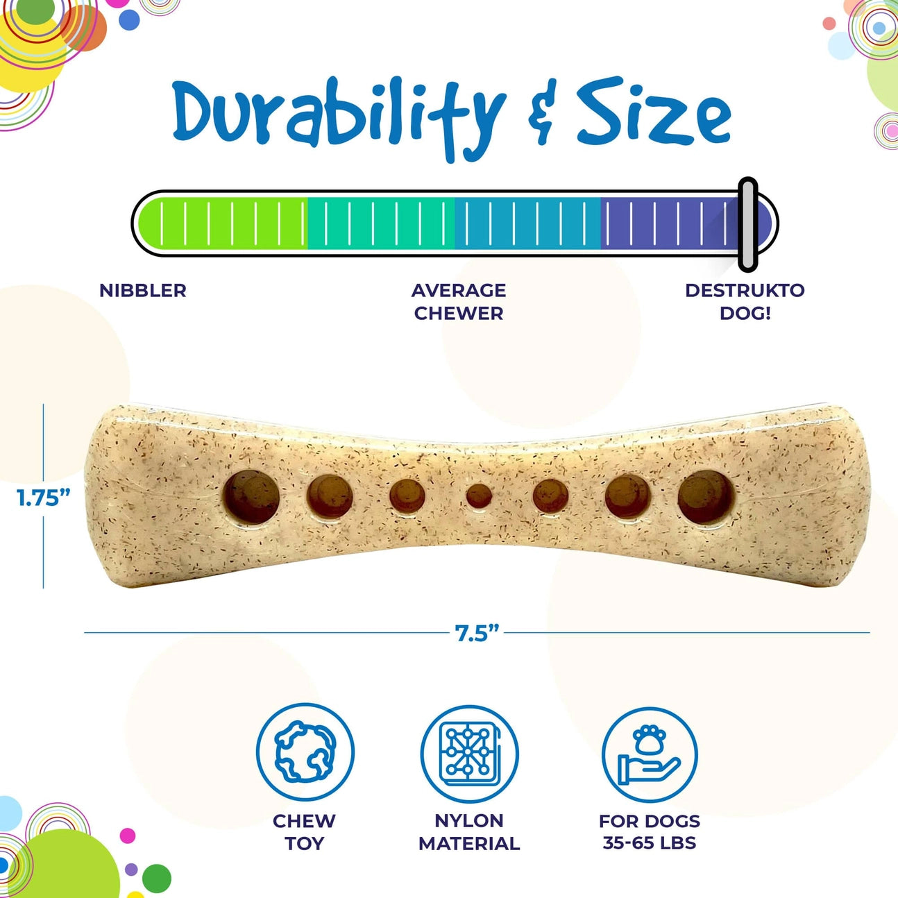 Mod Bone Power Chewer Dog Toy - Southern Agriculture 