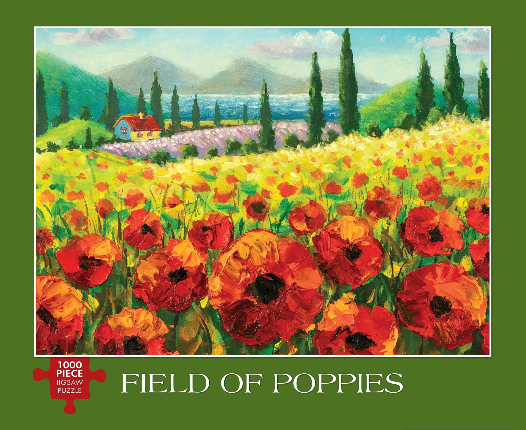 Willow Creek Press - Puzzle Field Of Poppies