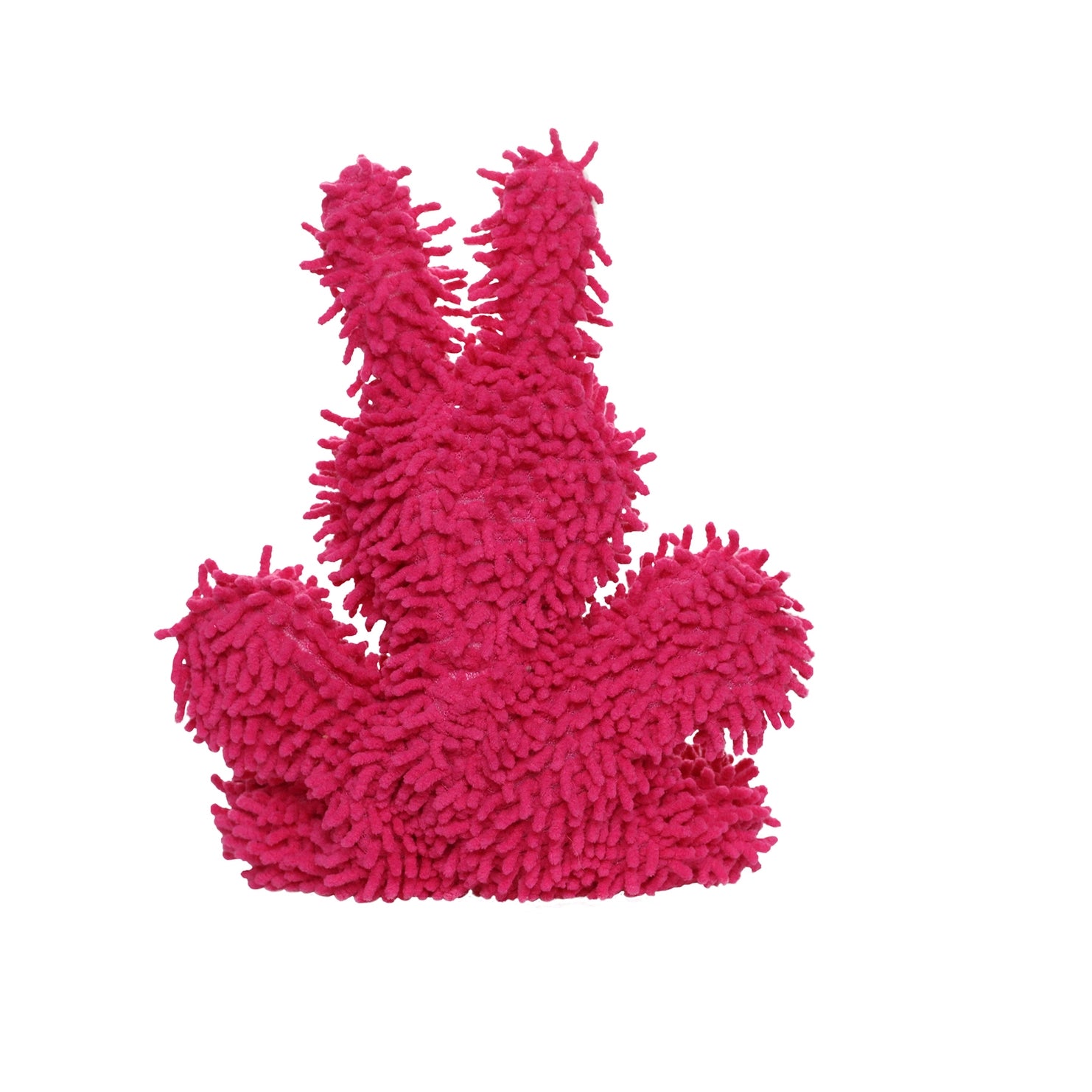 Tuffy Dog Toys - Mighty Junior Microfiber Ball Rabbit Squeaky Durable Toy