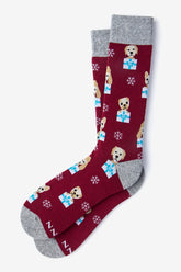 Wild Attire Alynn Socks Santa's Lil' Yelper Large