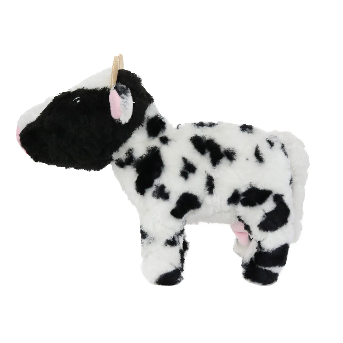 Tuffy Dog Toys - Mighty Farm Cow Plush Squeaky Dog Toy