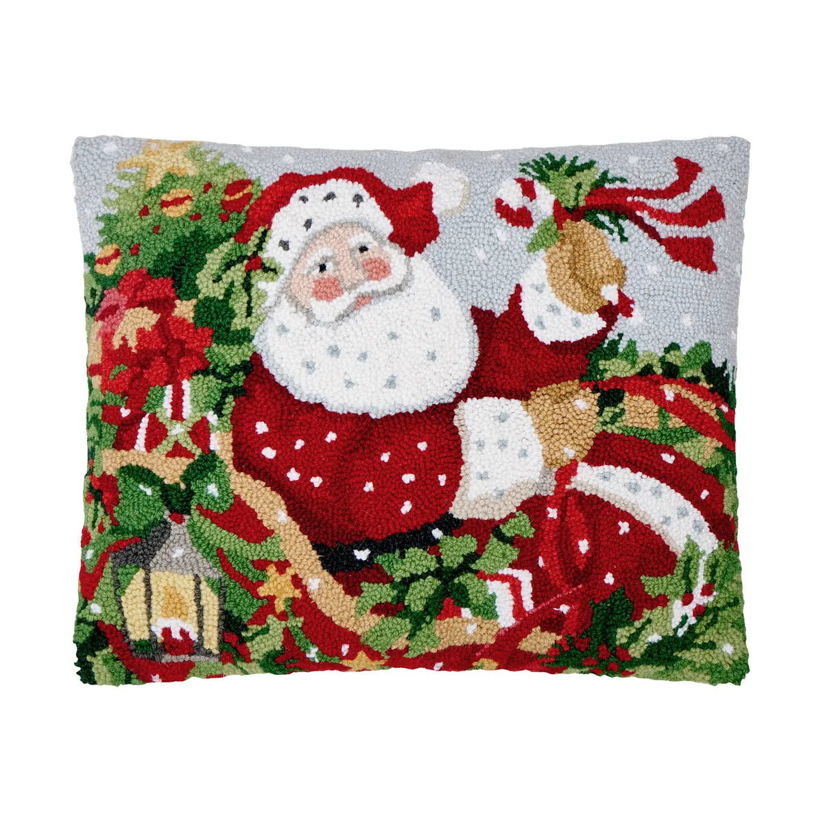 Peking Handicraft - Pillow Hook Santa In Sleigh