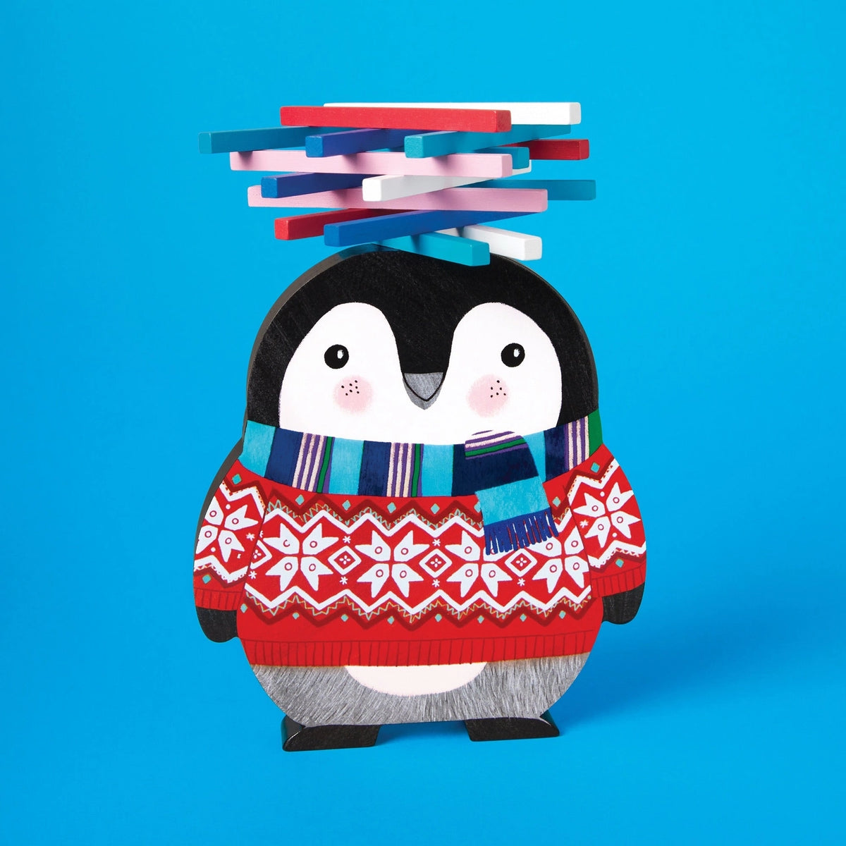 Chronicle-Hachette Book - Stack-up Wooden Penguin Balancing Game
