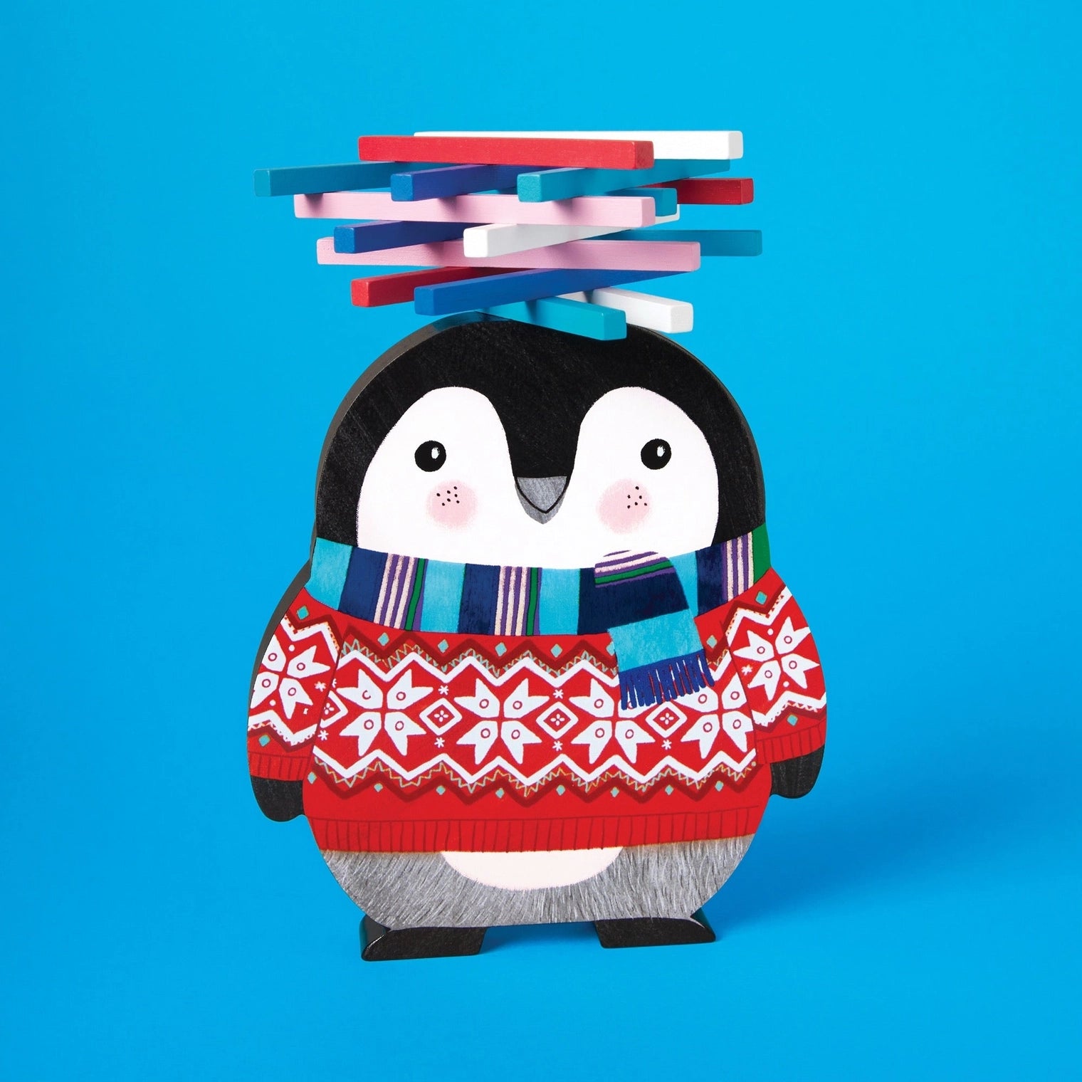 Chronicle-Hachette Book - Stack-up Wooden Penguin Balancing Game