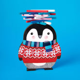 Chronicle-Hachette Book - Stack-up Wooden Penguin Balancing Game