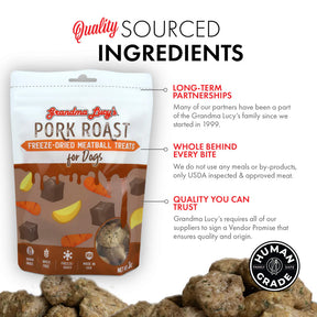 Grandma Lucy's - Pork Roast Meatball Dog Treats