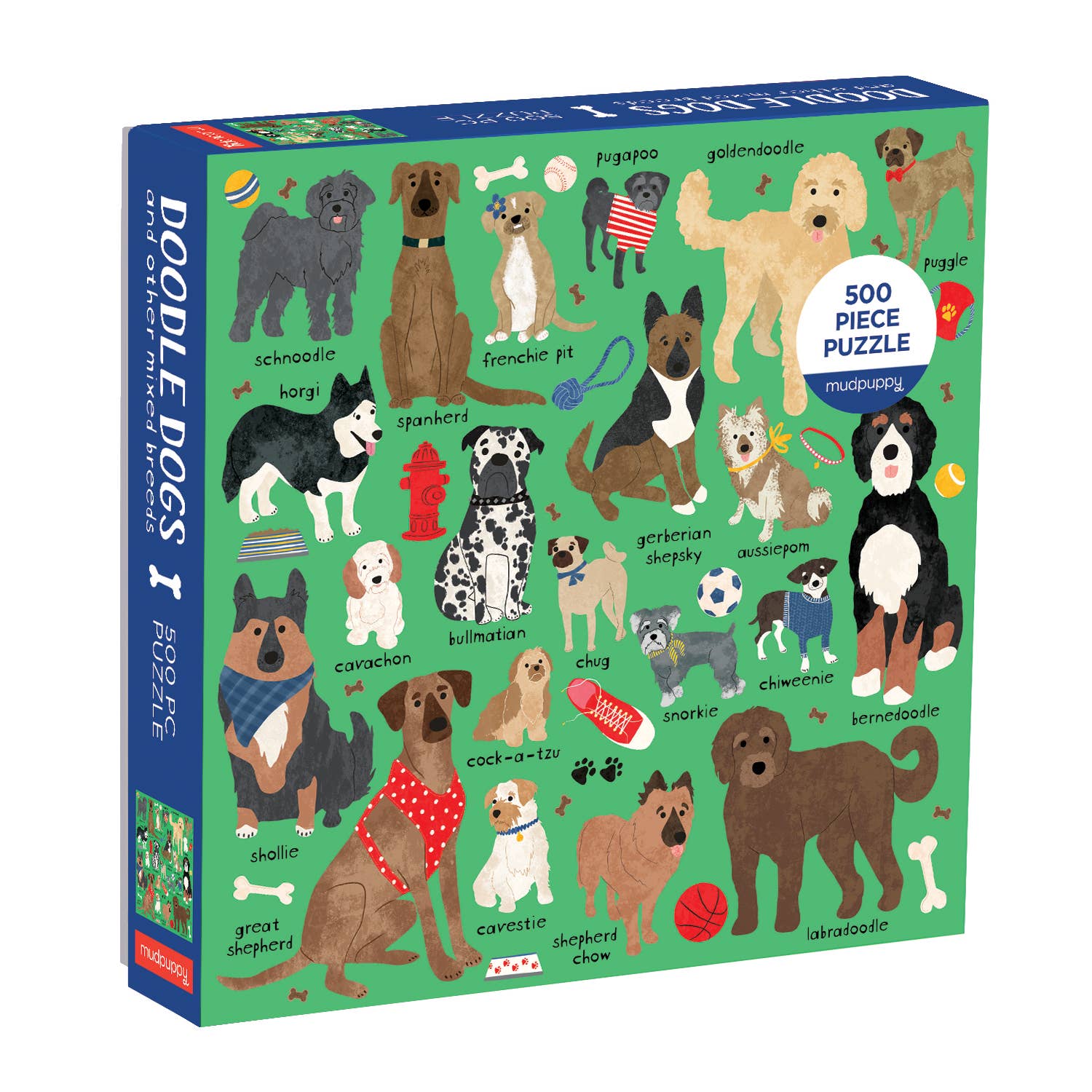 Chronicle-Hachette Book - Puzzle Doodle Dog & Other Mixed Breeds