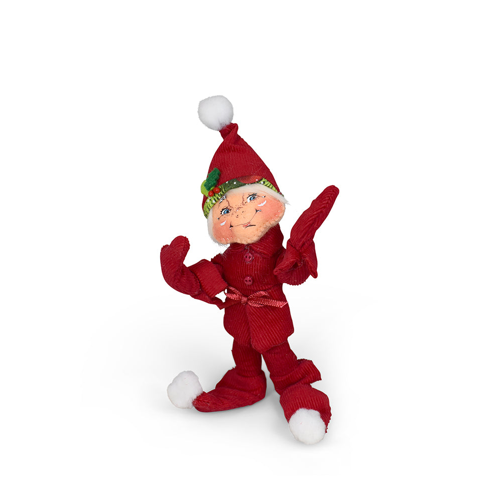 Annalee Dolls -  Yuletide Red Elf 5"