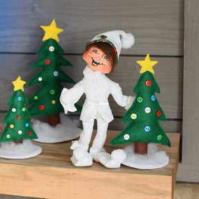 Annalee Dolls -  Yuletide White Elf 9"