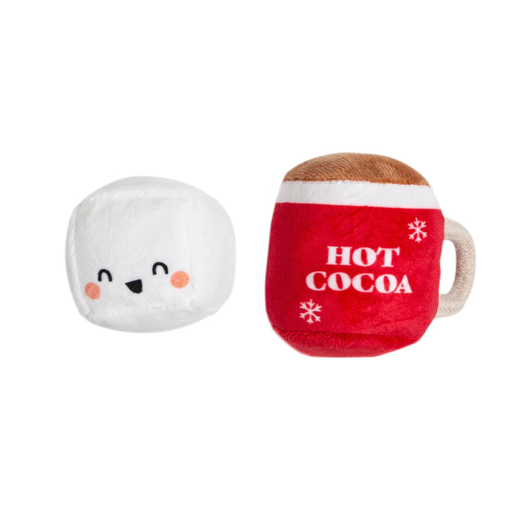 Pearhead - Holiday Hot Cocoa & Marshmallow Cat Toy (2 Pack)