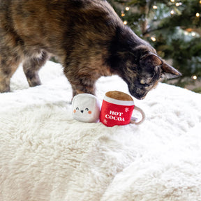 Pearhead - Holiday Hot Cocoa & Marshmallow Cat Toy (2 Pack)