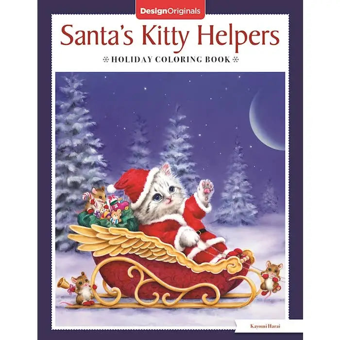 Wellspring- Coloring Book - Santa's Kitty Helpers