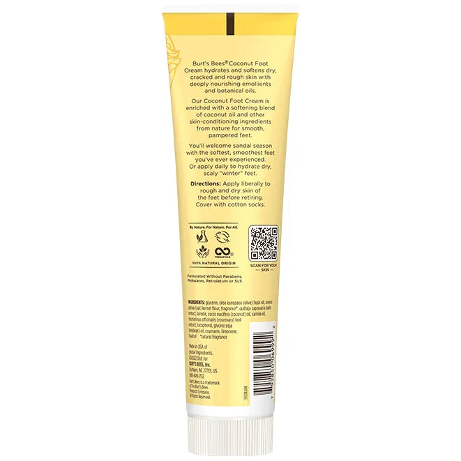 Burt's Bees - Foot Cream Coconut w/ Vitamin E