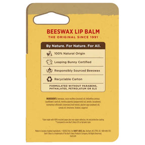 Burt's Bees - Lip Balm Beeswax Paper Tube