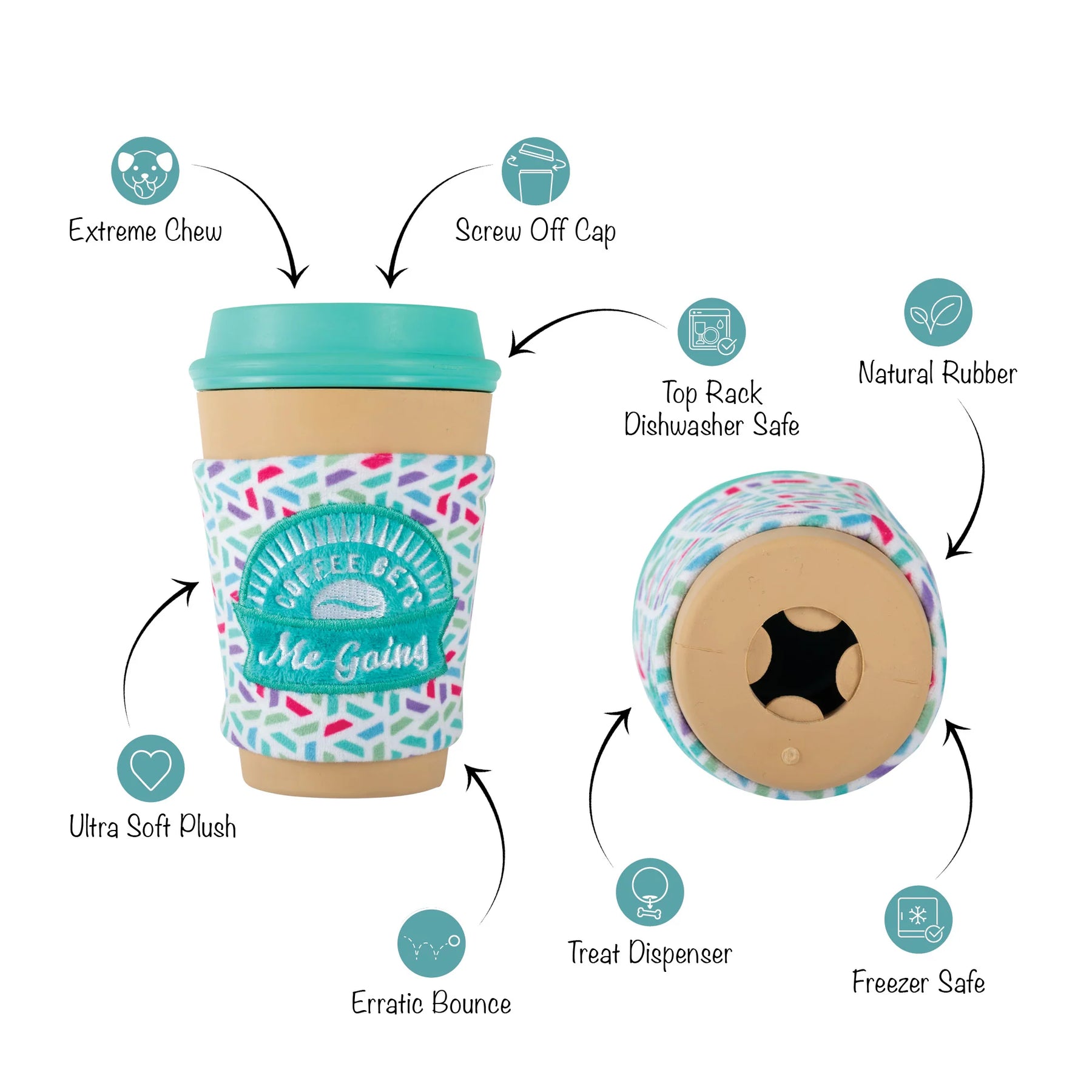 Petshop by Fringe Studio - Dog Toy Coffee Gets Me Going