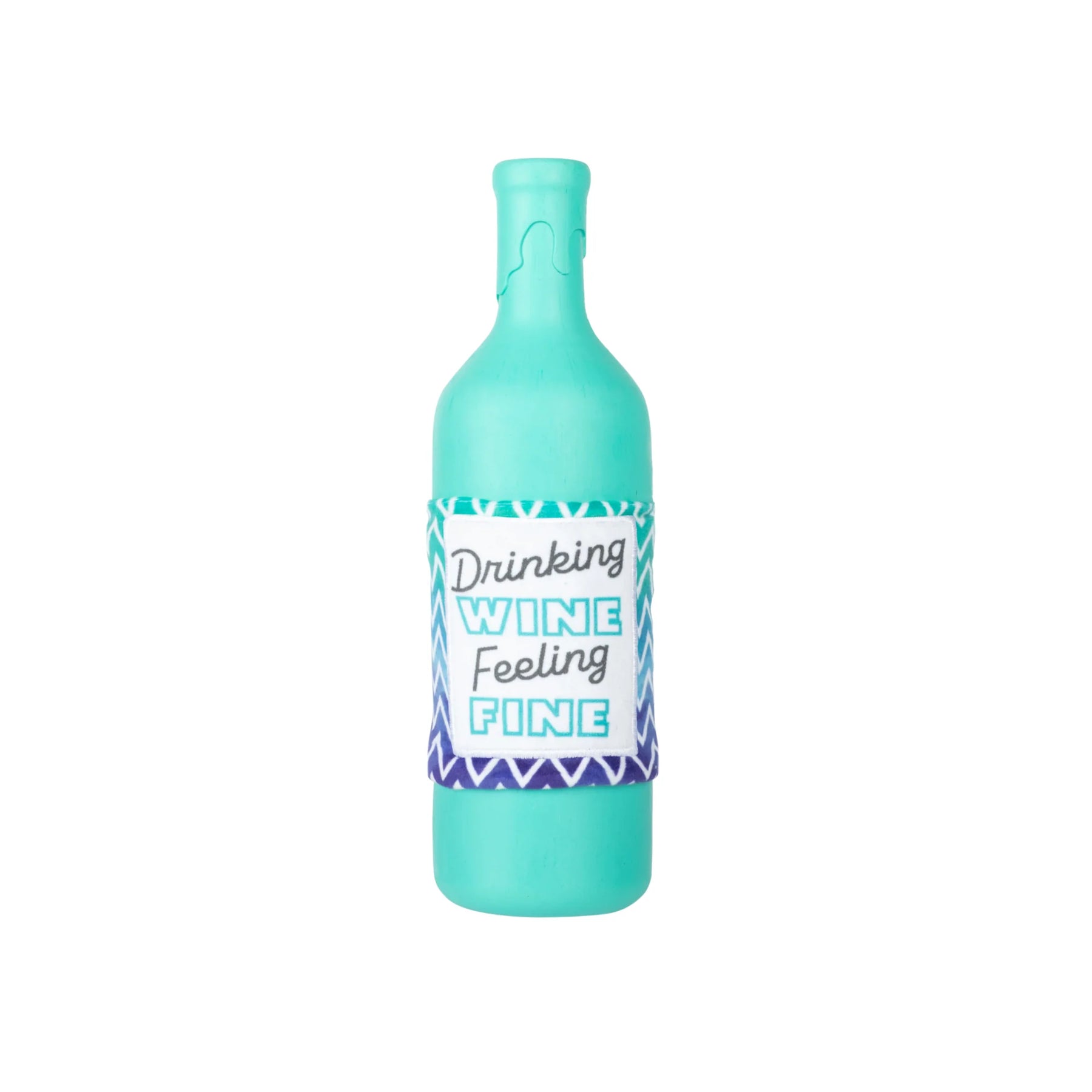 Petshop by Fringe Studio - Dog Toy Drinking Wine, Feeling Fine