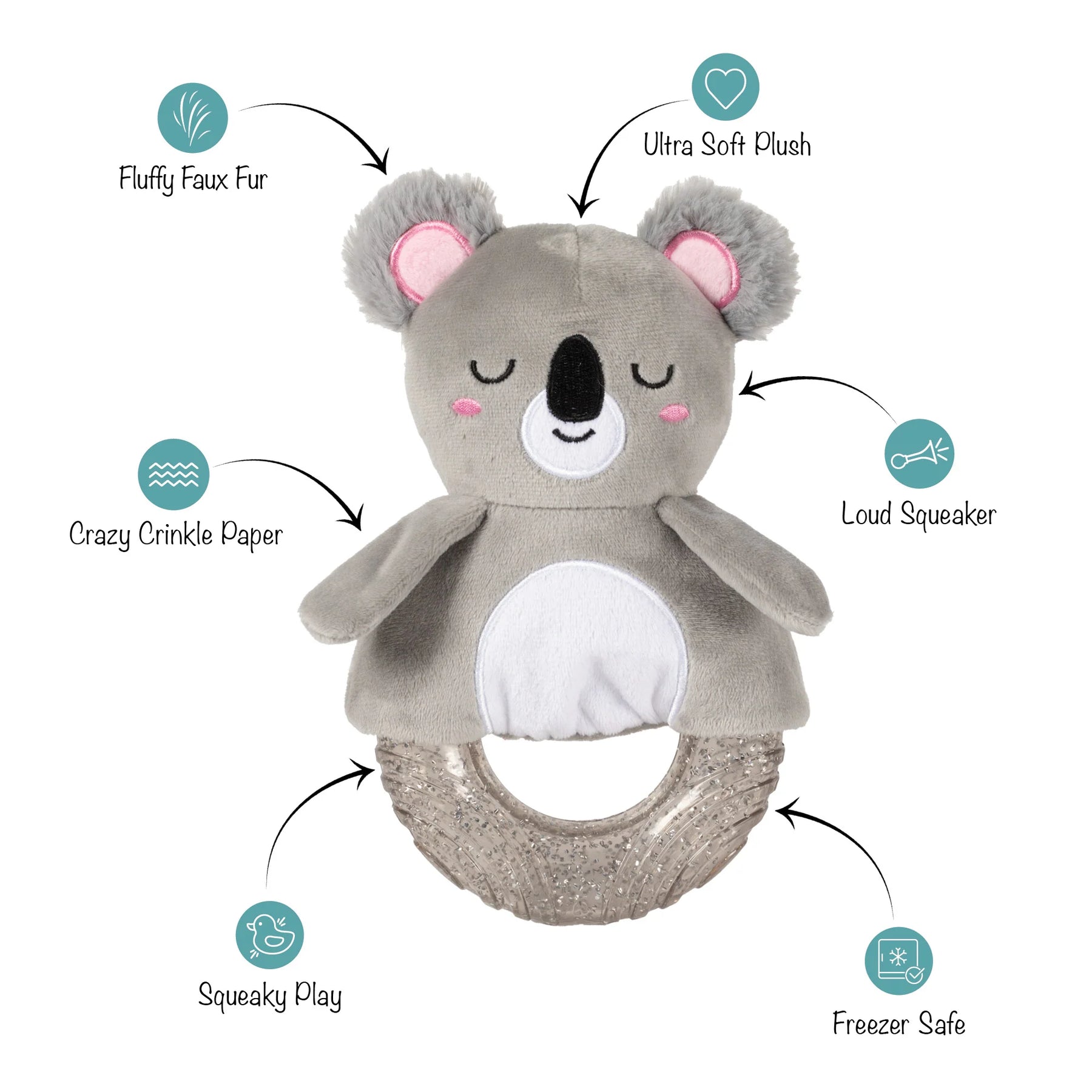 Petshop by Fringe Studio - Dog Toy Plush Koalty Vibes
