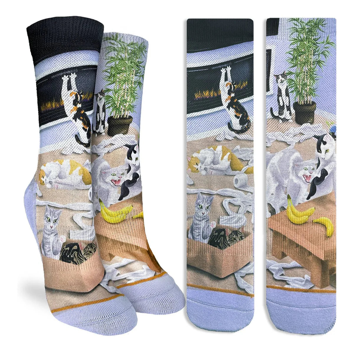 Good Luck Sock - Socks Cats Causing Catastrophe