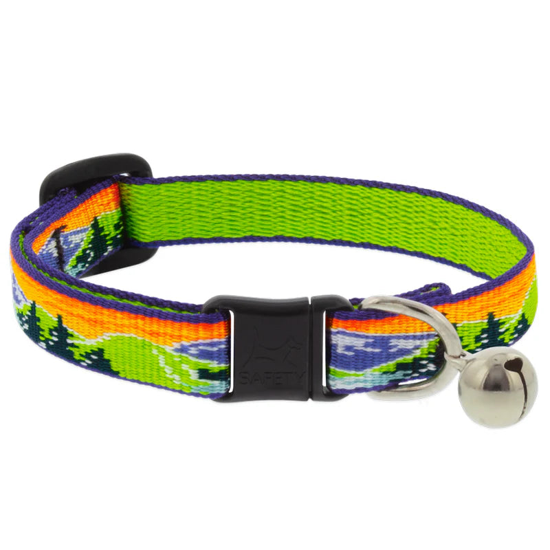 Lupine Pet - Cat Collar Nylon With Bell High Country