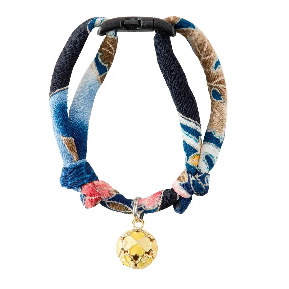 Moon-X USA - Cat Collar Chirimen With Clover