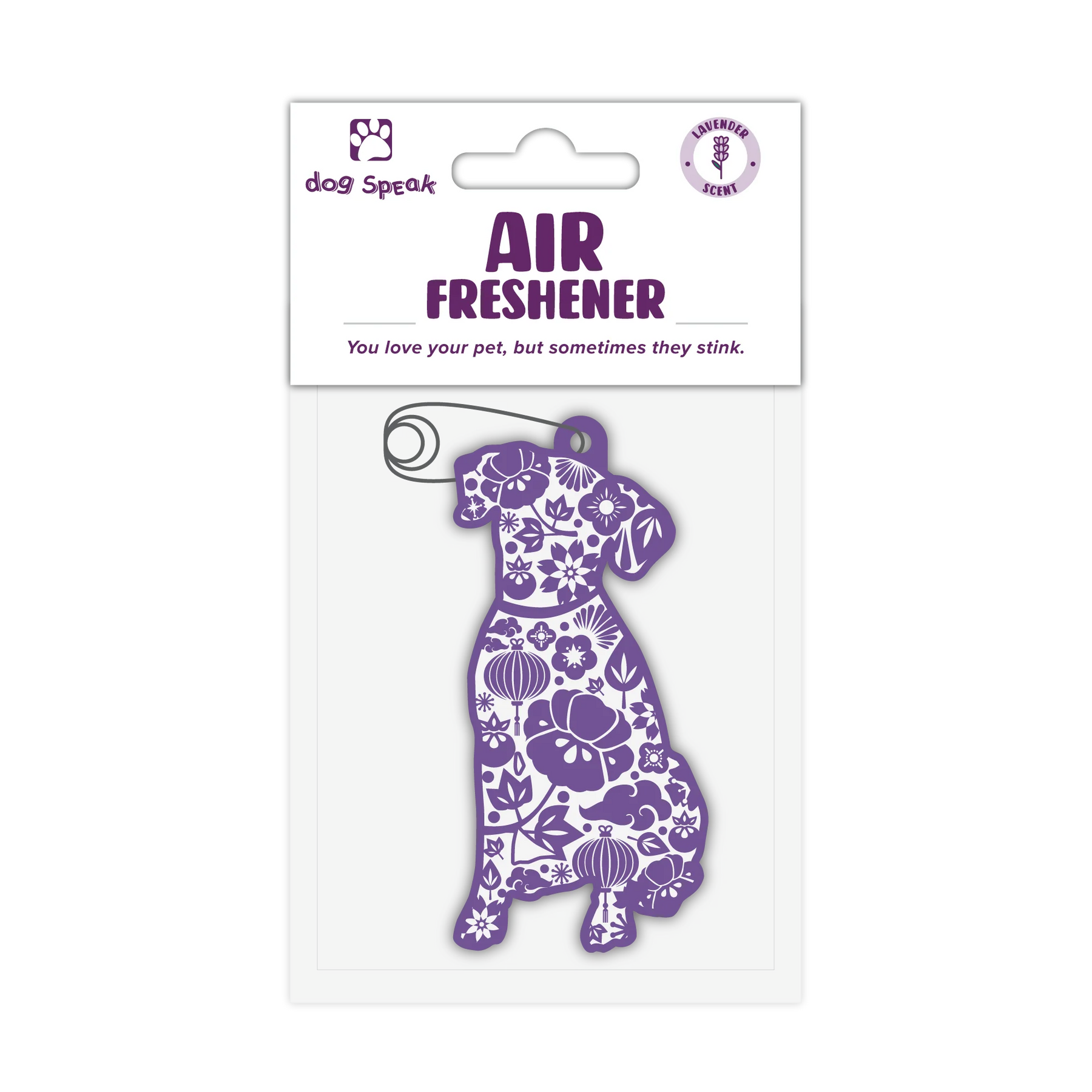 Dog Speak - Air Freshner - Paisley Dog