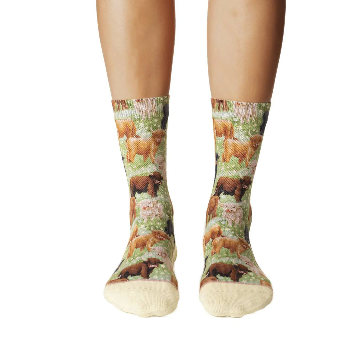 Good Luck Sock - Highland Cow
