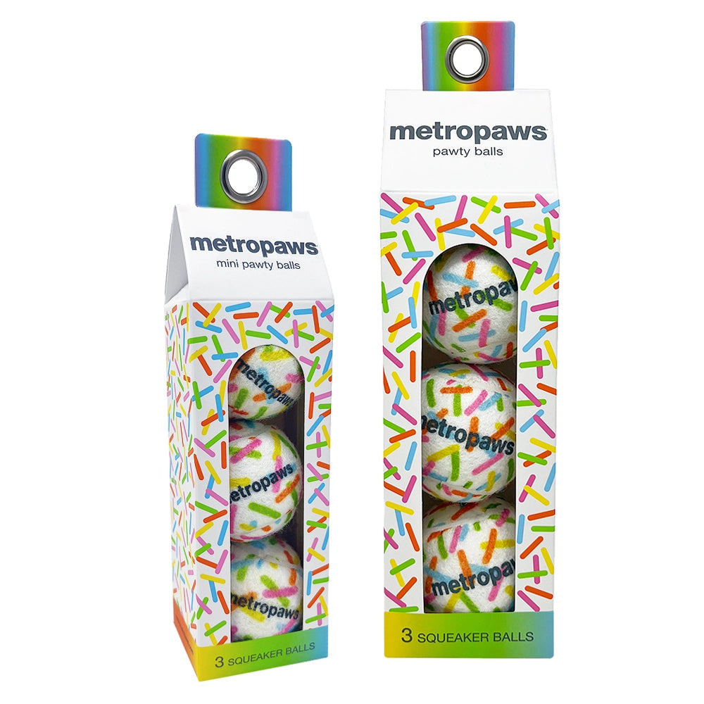 Metropaws - Metroballs Pawty Balls (3 Pack)