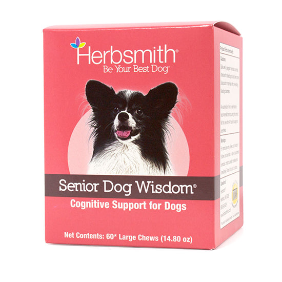 Herbsmith - Senior Dog Wisdom Cognitive Support For Dogs - Chews